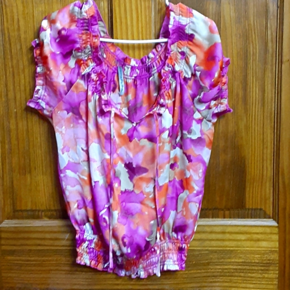 Lightweight colorful blouse